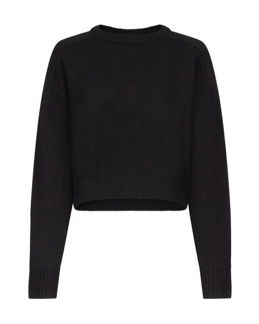 Loulou de Saison Black Bruzzi Crewneck Jumper