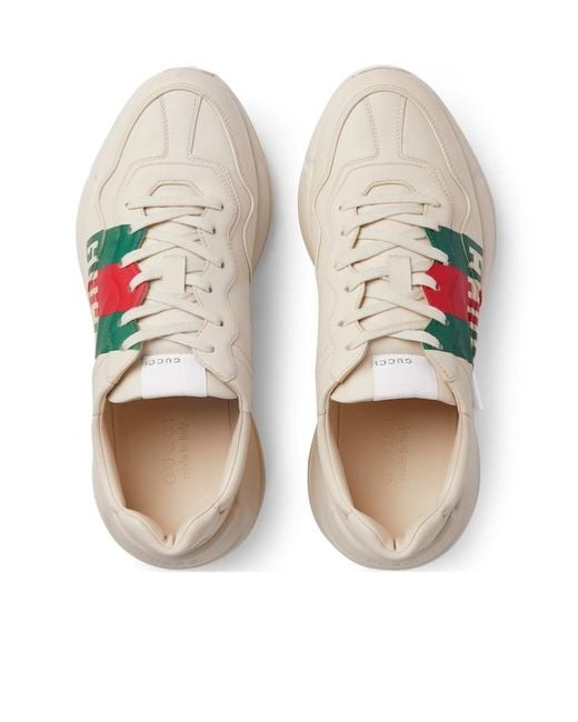 Gucci Natural Rython Sneakers for men