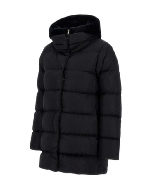 Herno Black A-Shape Jacket