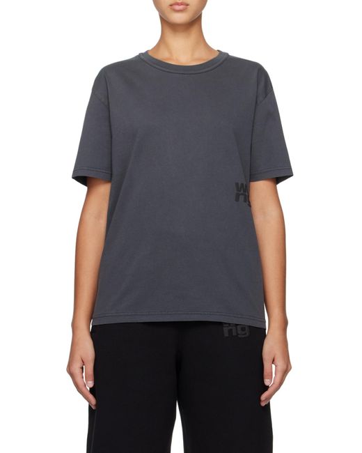 Alexander Wang Blue T By Crewneck Short-Sleeved T-Shirt