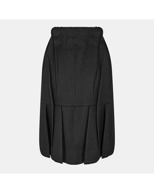 Prada Black Midi Skirt