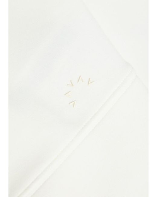 Varley White Loose Crew Neck Sweatshirt