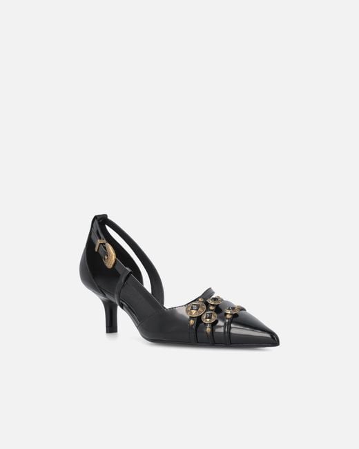 Pinko Black Gloria Slingback Pumps