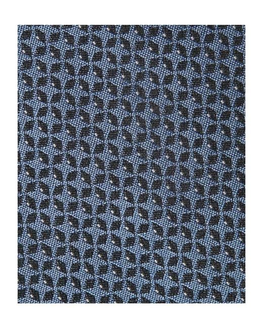 Zegna Blue Light Avio Silk Tie for men
