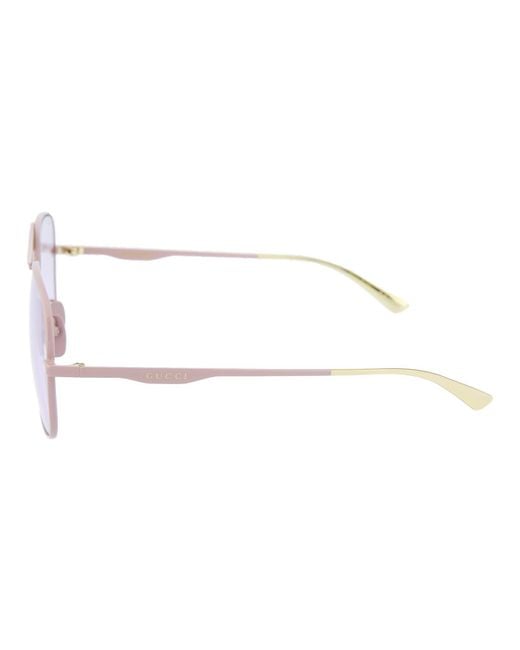 Gucci White Super Large Frame Flat Mirror
