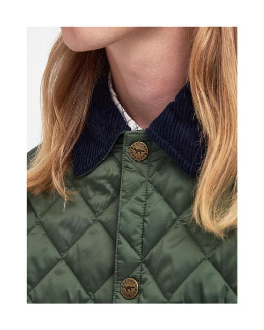 Barbour Green X Mk Kenning Logo-Patch Padded Jacket for men
