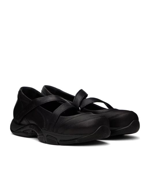 Our Legacy Black Sweetheart Cross-Strap Ballet Flats for men
