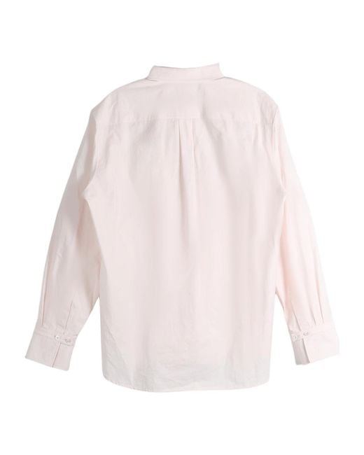 The Row Pink Marek Chest-Pocket Button-Down Cotton Shirt for men