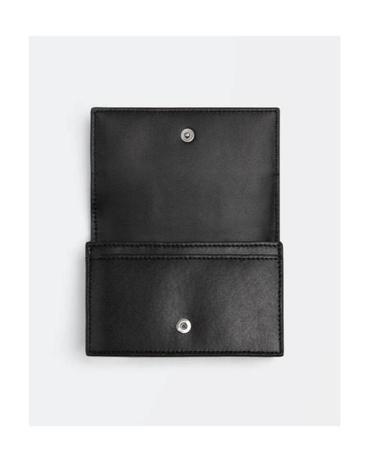 Bottega Veneta Black Intreccio Wallet for men