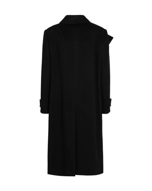 Tagliatore Black Long-Sleeved Coat