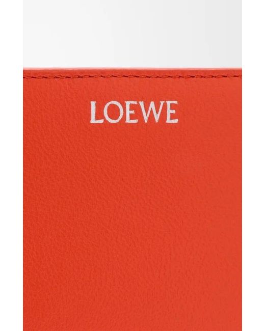 Loewe Red Claw-Shaped Small Wallet
