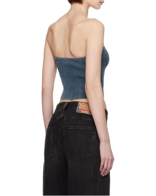 DIESEL Blue M-Clarksvillex-C Tube Top