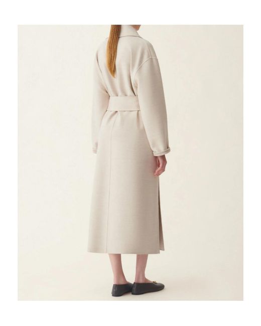 Fabiana Filippi Natural Double Wool Coat