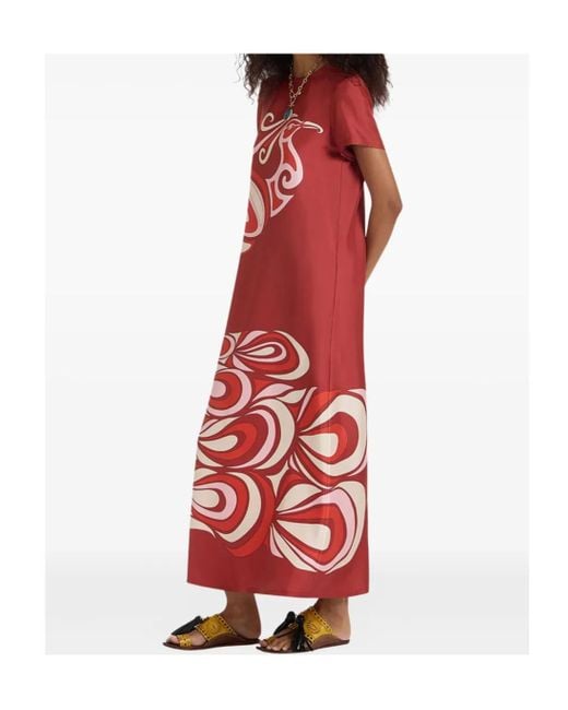 la doublej swing maxi dress La DoubleJ Swing floral-panel Maxi Dress | Blue