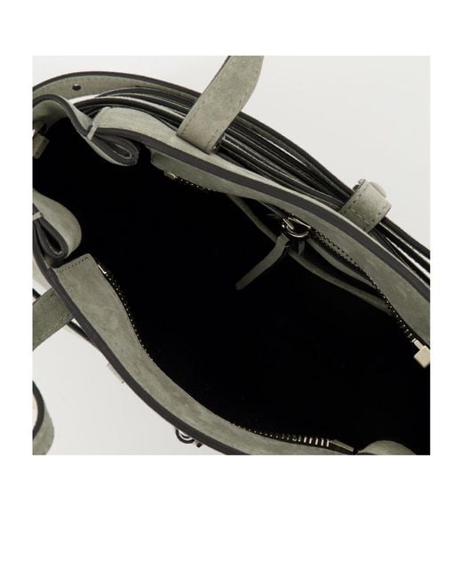 Moschino Metallic Tie Me Belt-Detail Tote Bag