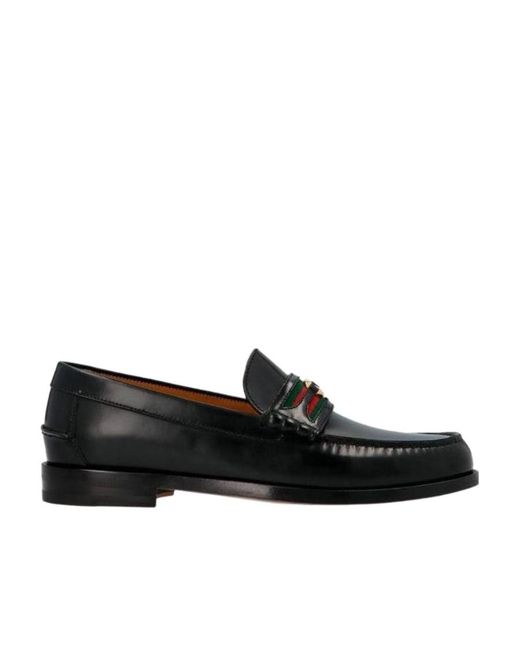 Gucci Black Kaveh Slip-On Loafers for men