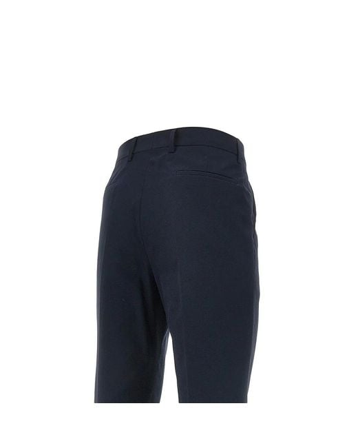 Brunello Cucinelli Blue Pleated Trousers for men