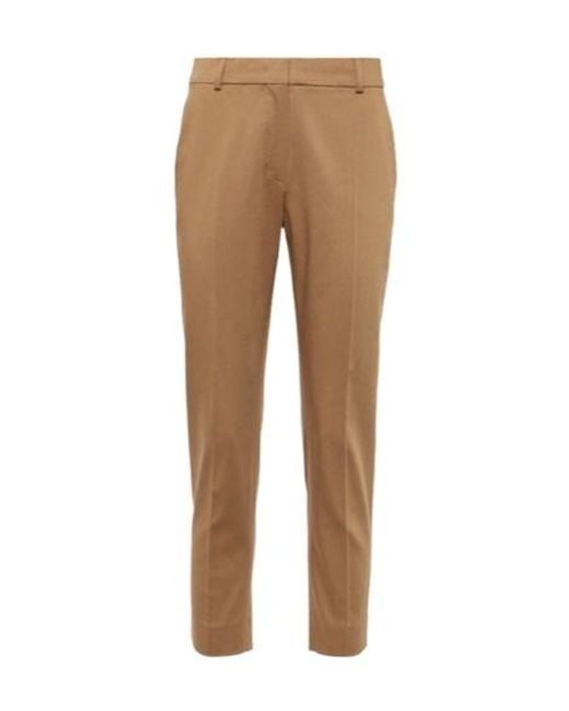 Max Mara Natural Pleat Detailed Tailored Trousers