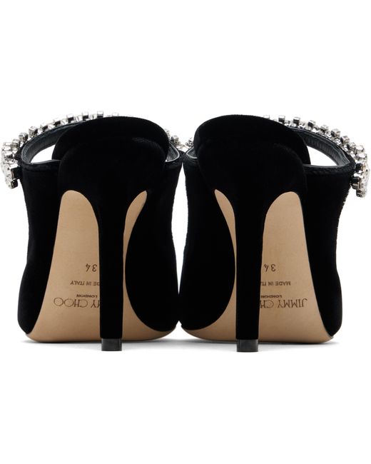 Jimmy Choo Brown Bing 100 High-Heeled Mules