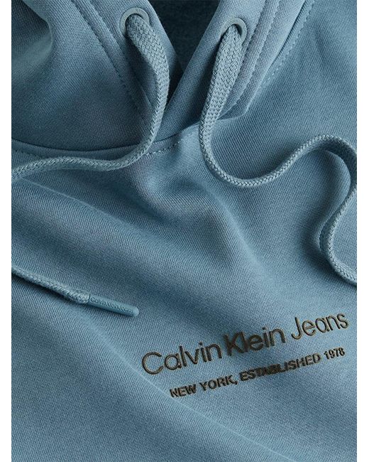 Calvin Klein Blue Hoodie for men