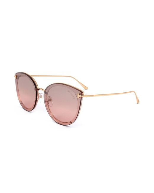 Tom Ford Pink Logo Sunglasses