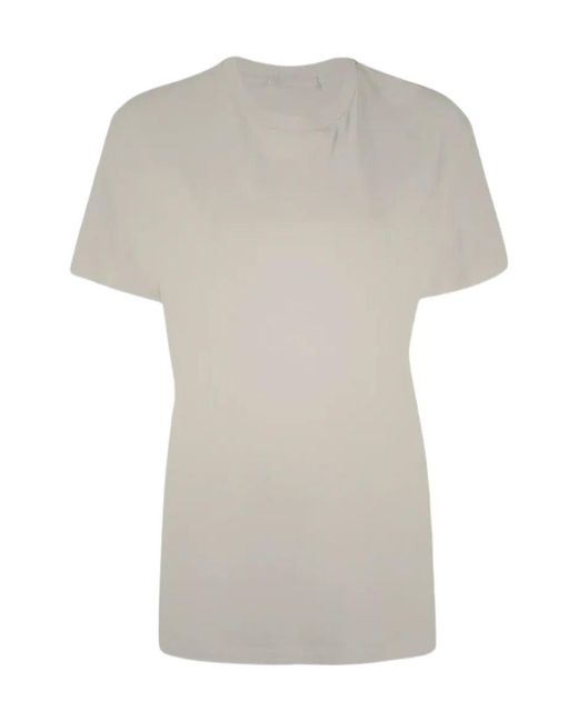 Wardrobe NYC White Crew Neck Casual T-Shirt