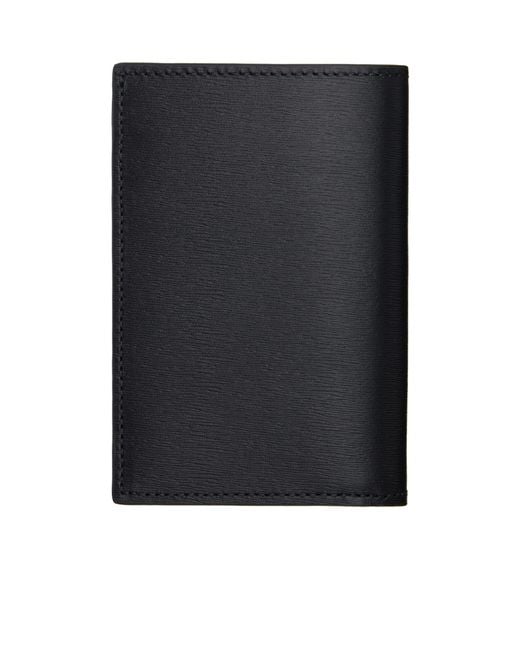 Paul Smith Black Logo-Letter Card Holder for men