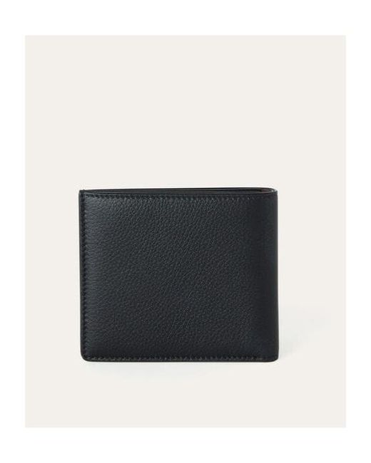 Loro Piana Black Double-Fold Wallet for men