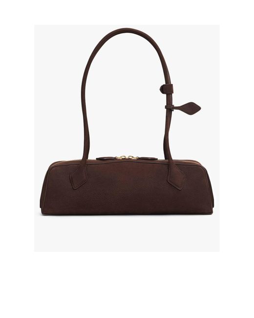 Alaïa Brown Alaïa Le Teckel Medium Shoulder Bag