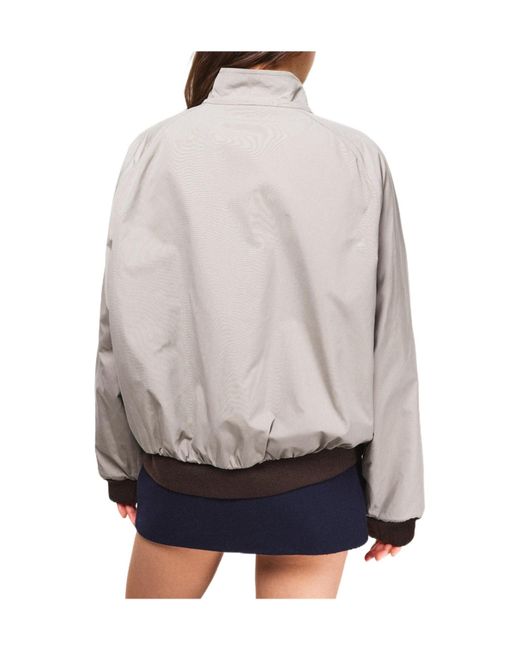 Miu Miu Gray Zip-Up Jacket