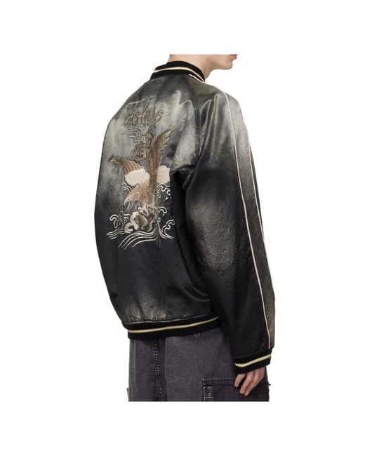 Maison Mihara Yasuhiro Gray Bomber Jacket for men