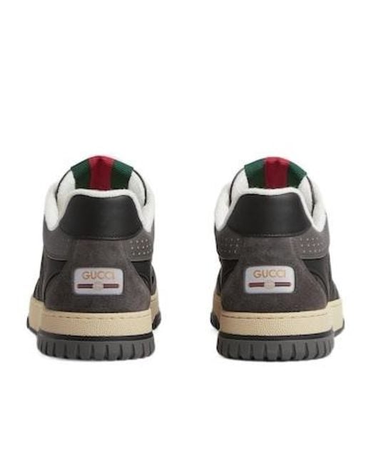 Gucci Gray Re-Web Sneaker, Nylon for men