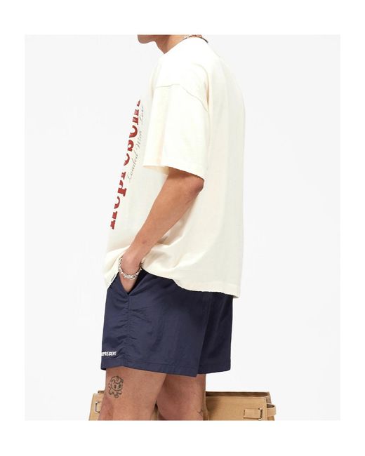 Represent White Short-Sleeved T-Shirt for men