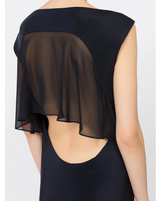 Max Mara Black Crepe Dress