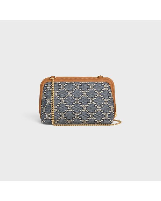 Céline Gray Clutch On Chain
