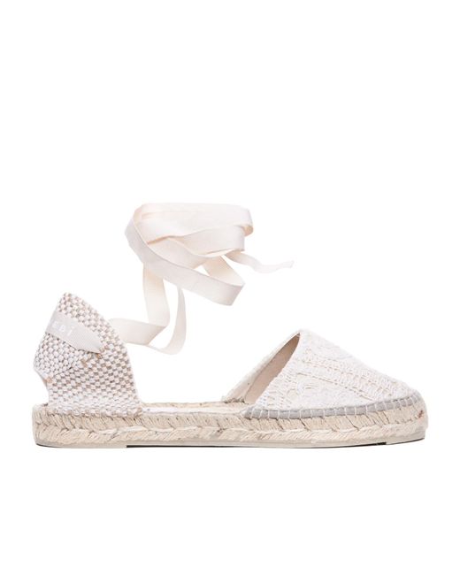 Manebí White Manebí Espadrilles Flat Shoes