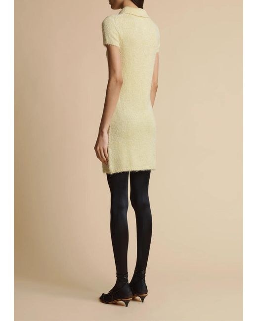 Khaite Yellow The Graciela Dress