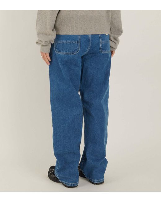 Carhartt Blue Belt Loop Denim Trousers