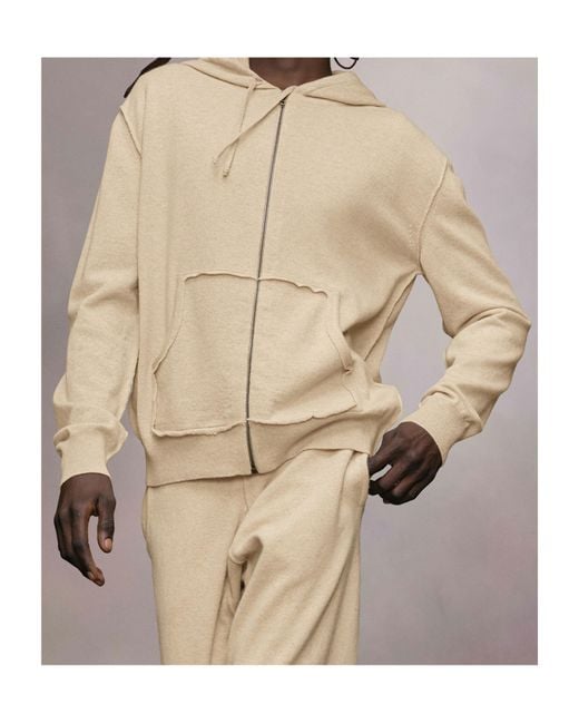 Maison Margiela Natural Décortiqué Knit Hoodie for men