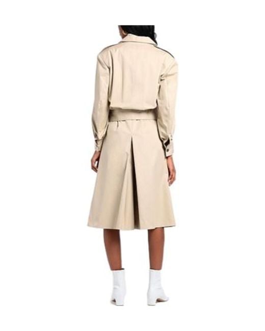 Maison Margiela Natural Solid-Color Long-Sleeved Shirt