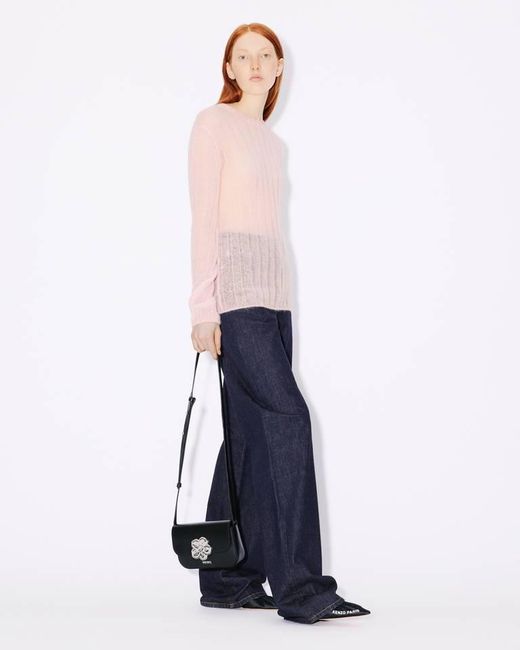 KENZO Pink Semi-Sheer Jumper