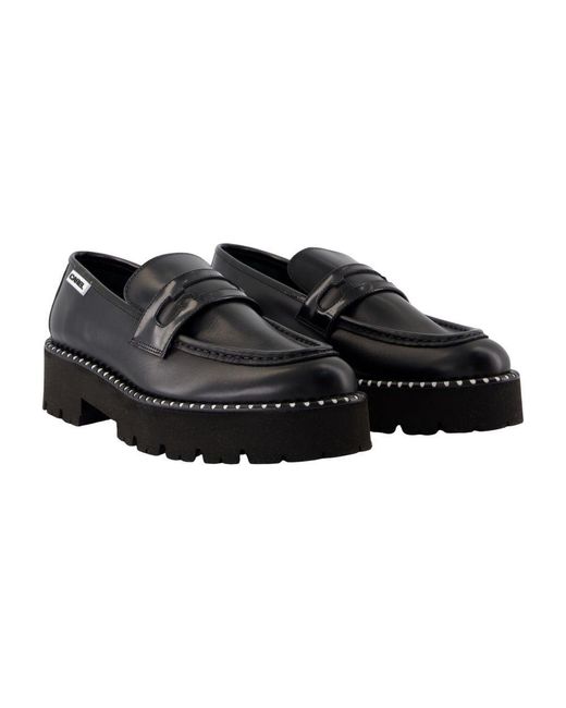 CAREL PARIS Black Marion Slip-On Loafers