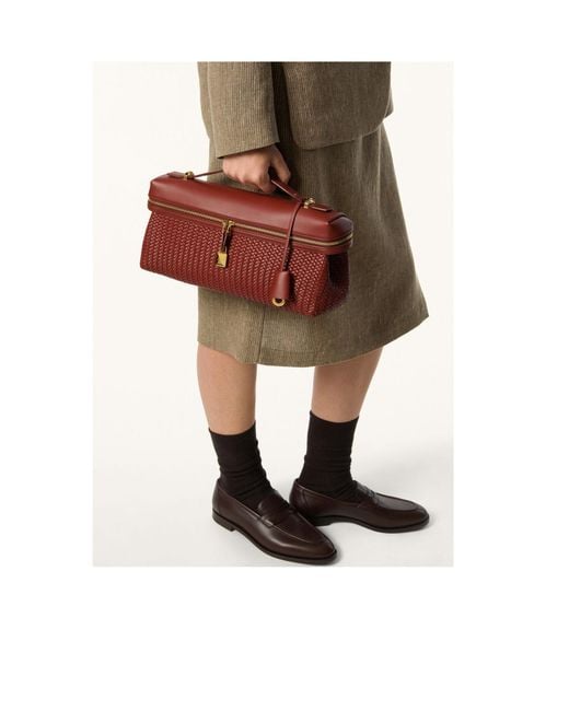 Loro Piana Red Extra Softy Bag L33