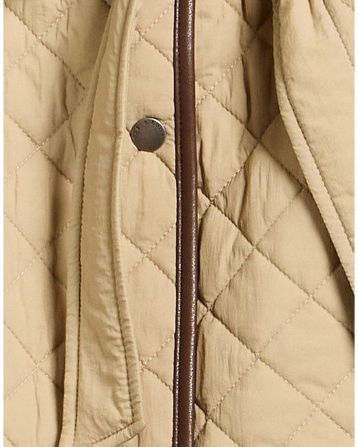 Rag & Bone Natural Lightweight Padded Long-Sleeve Coat