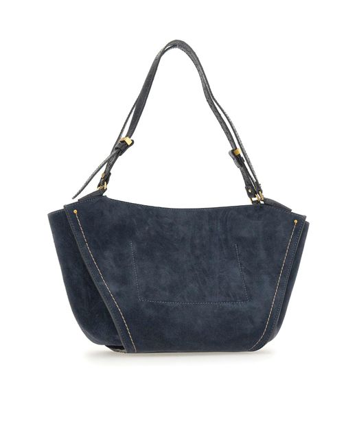 Gianni Chiarini Blue Bloom Tulip Shoulder Bag
