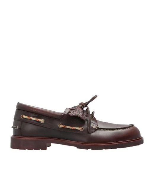 Burberry Brown Ekd Charm Rogue Lace-Up Shoes for men