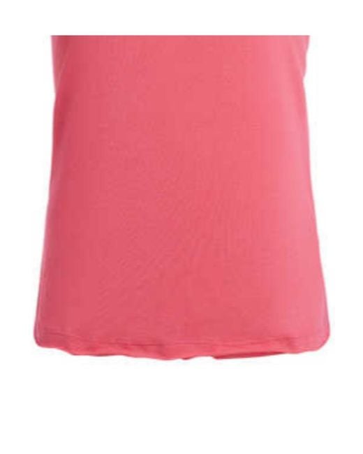 EA7 Pink Round-Necked Logo T-Shirt