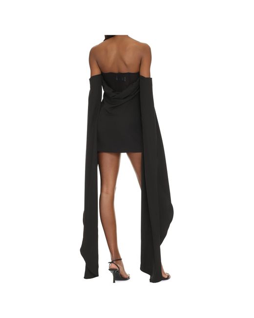 GIUSEPPE DI MORABITO Black Jersey Mini Gown