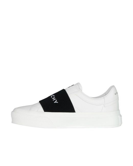 Givenchy White City Sport Low-Top Sneakers