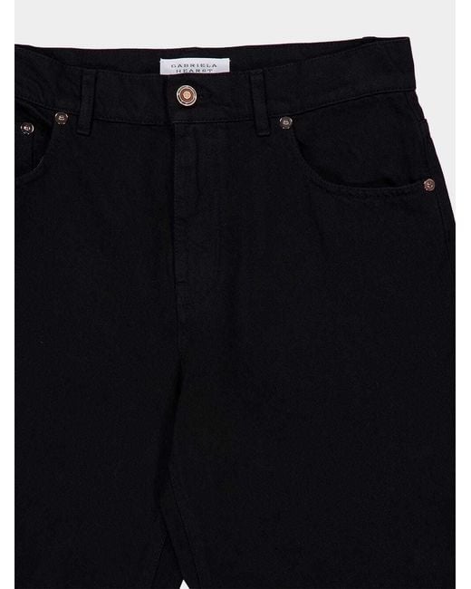 Gabriela Hearst Black Amorett Jeans